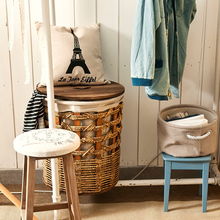 zakka亚麻埃菲尔铁塔抱枕 方形创意家居的点睛之笔